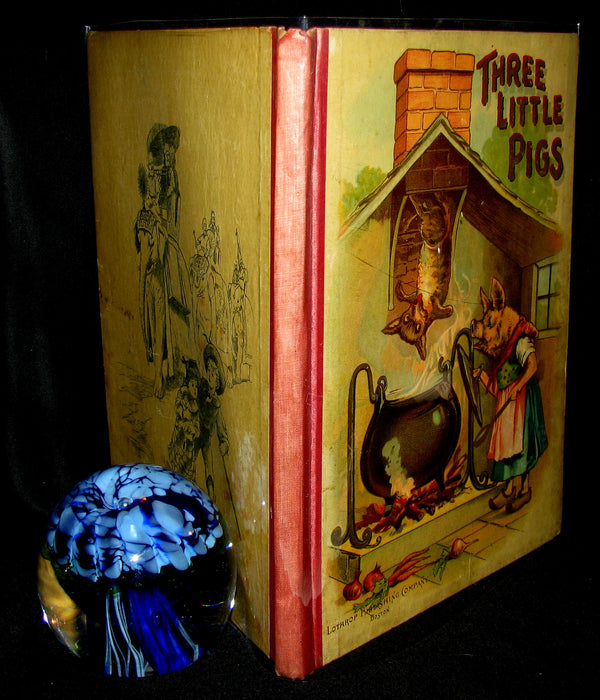 1899 Rare Victorian Book - The Three Little Pigs and other Stories for Children published by Lothrop