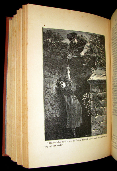 1885 Rare Victorian Book - Les MISERABLES by Victor Hugo. Illustrated.