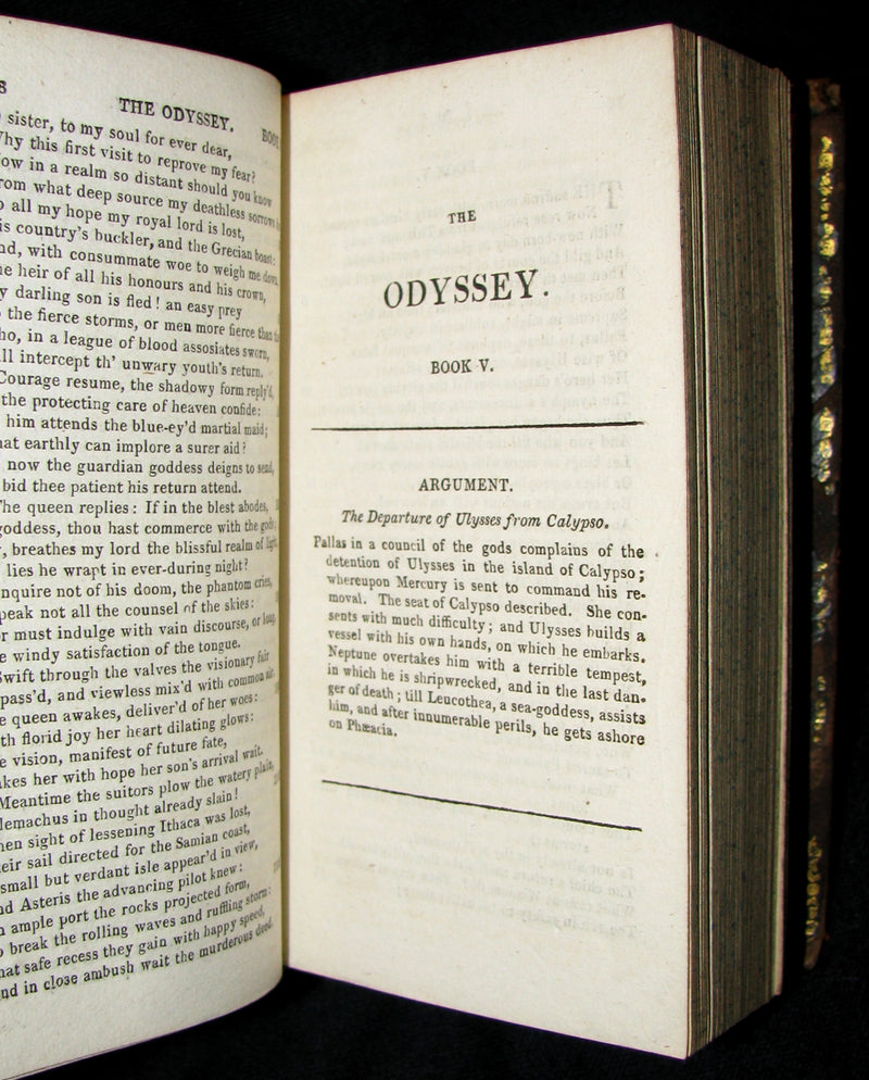 1811 Rare Book - The Odyssey of Homer