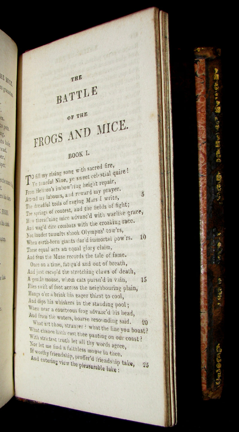 1811 Rare Book - The Odyssey of Homer