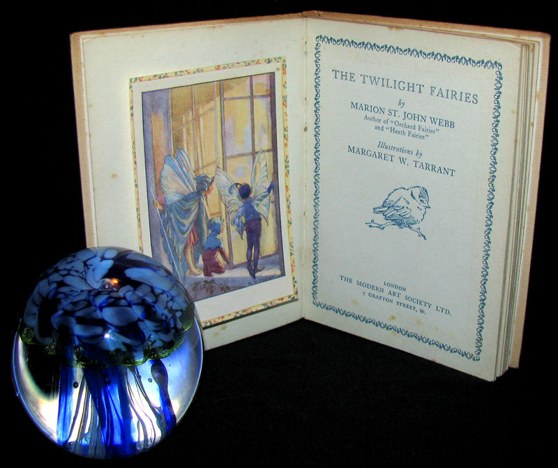 1928 Rare Book -TWILIGHT FAIRIES by Marion St John Webb illustrated by Margaret Winifred Tarrant