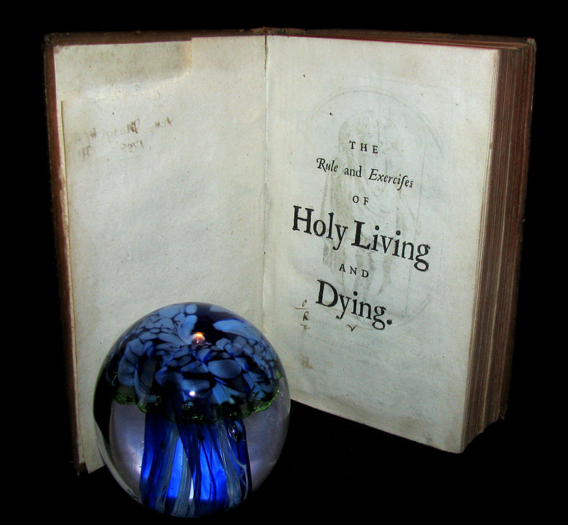 1676 Scarce Book - Jeremy TAYLOR - THE RULE AND EXERCISES OF HOLY LIVING & HOLY DYING.