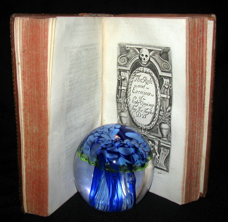 1676 Scarce Book - Jeremy TAYLOR - THE RULE AND EXERCISES OF HOLY LIVING & HOLY DYING.