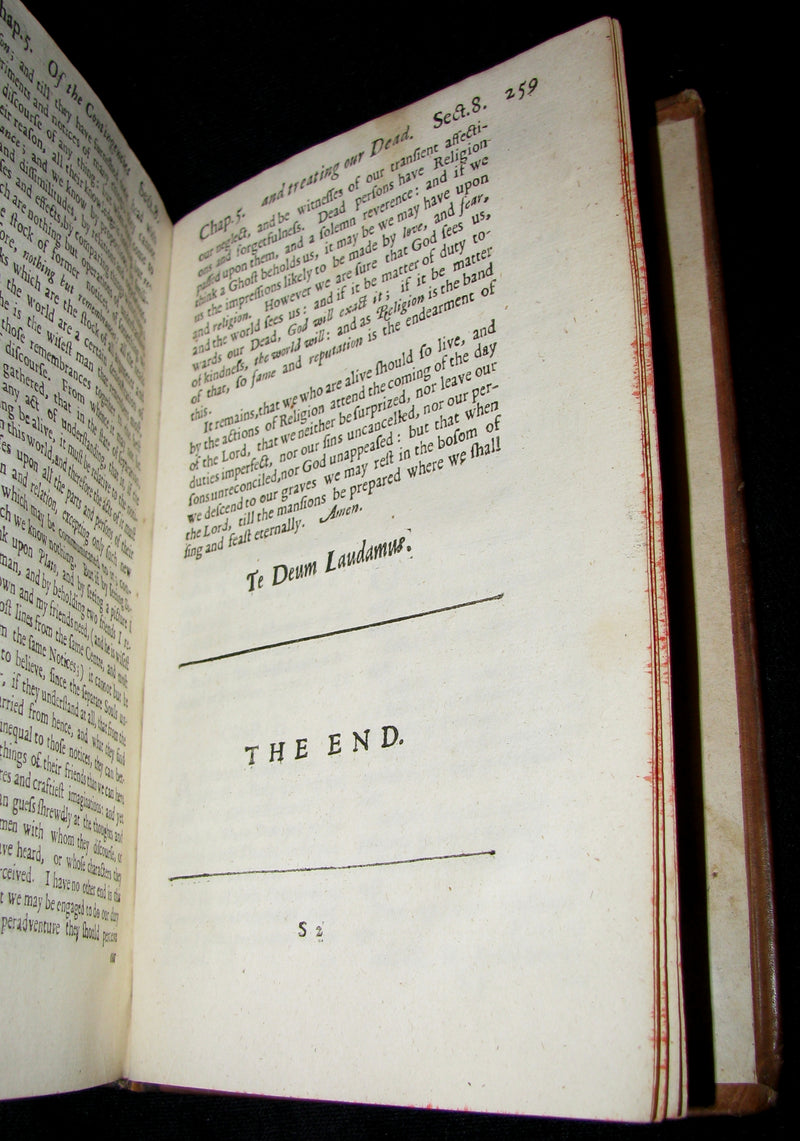 1676 Scarce Book - Jeremy TAYLOR - THE RULE AND EXERCISES OF HOLY LIVING & HOLY DYING.