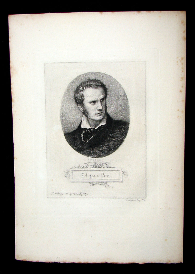 1884 Scarce 1st Edition Portfolio - 26 plates for Edgar Allan Poe 's Stories