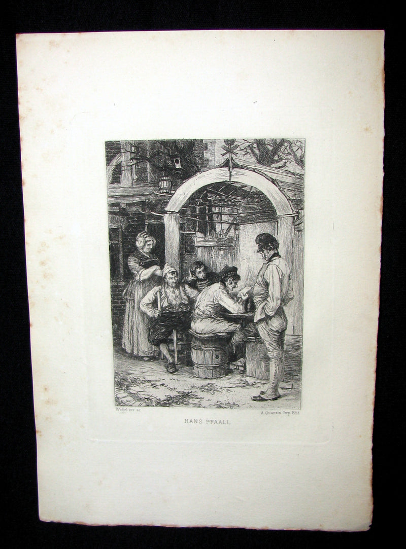 1884 Scarce 1st Edition Portfolio - 26 plates for Edgar Allan Poe 's Stories