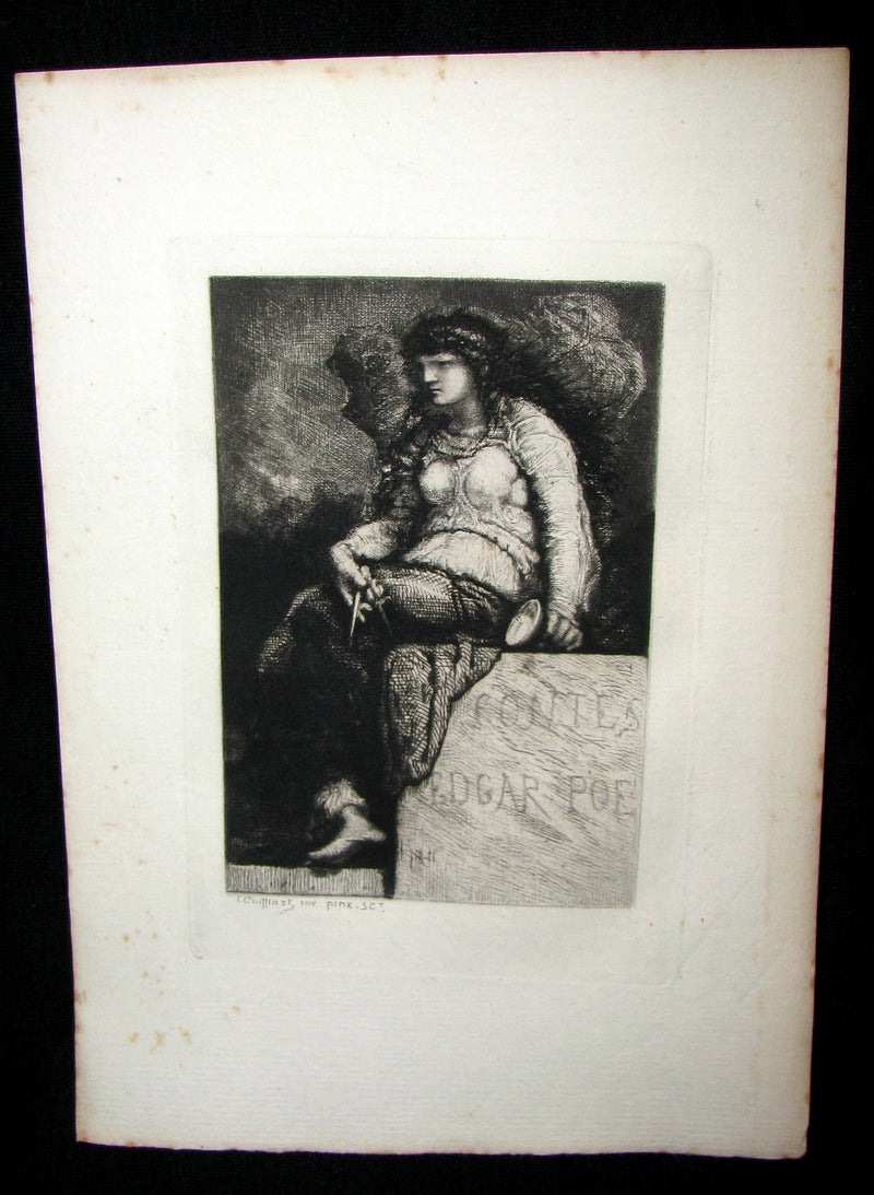 1884 Scarce 1st Edition Portfolio - 26 plates for Edgar Allan Poe 's Stories