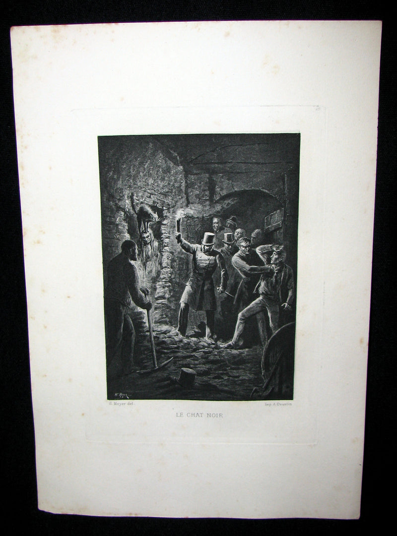 1884 Scarce 1st Edition Portfolio - 26 plates for Edgar Allan Poe 's Stories