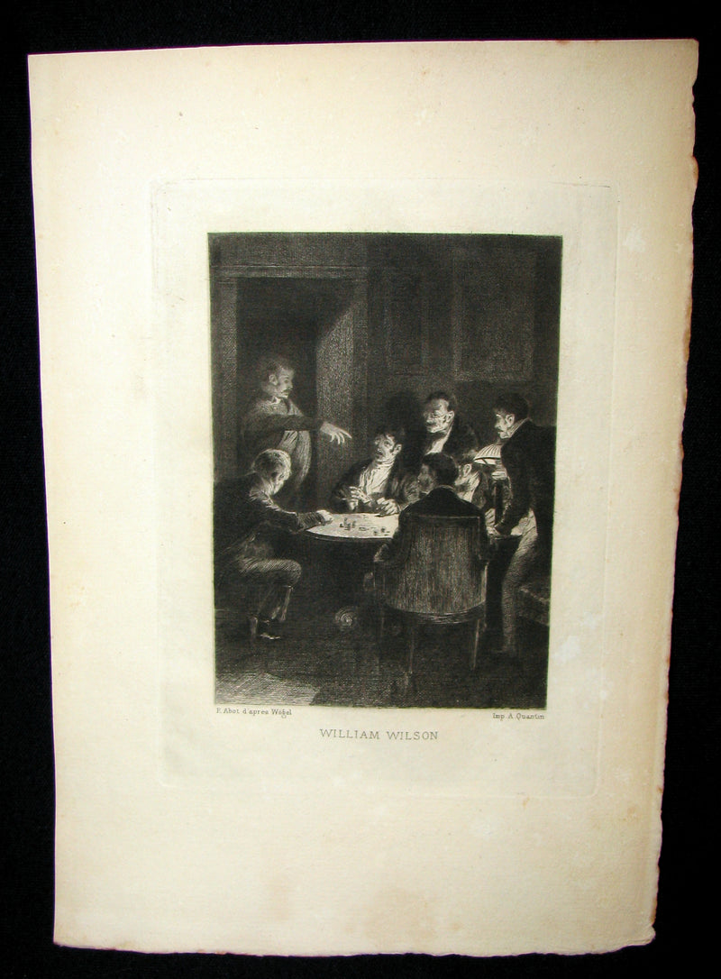 1884 Scarce 1st Edition Portfolio - 26 plates for Edgar Allan Poe 's Stories