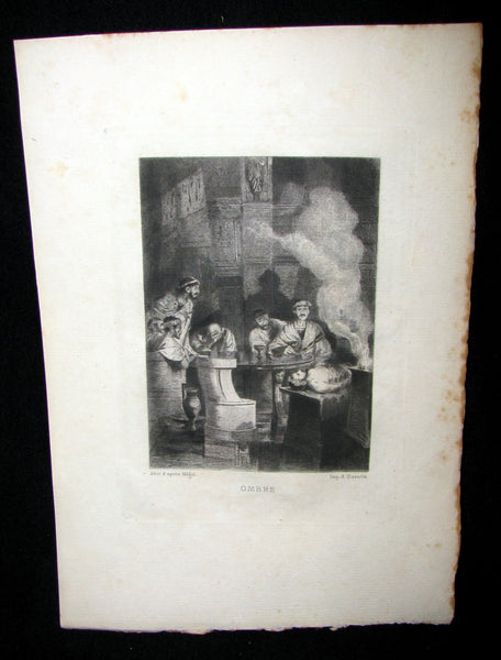 1884 Scarce 1st Edition Portfolio - 26 plates for Edgar Allan Poe 's Stories
