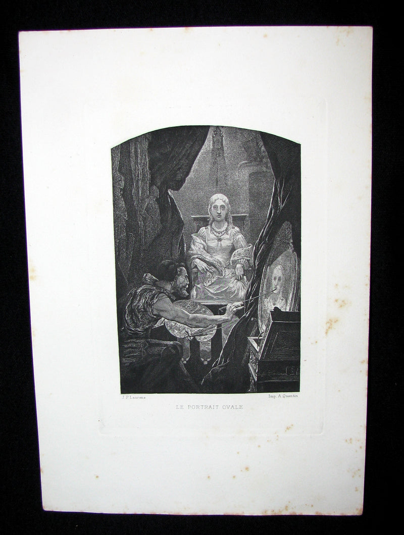 1884 Scarce 1st Edition Portfolio - 26 plates for Edgar Allan Poe 's Stories