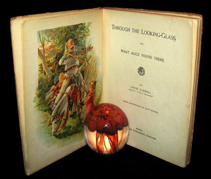 1898 Rare Victorian Book - Through The Looking Glass And What Alice Found There published by Lothrop