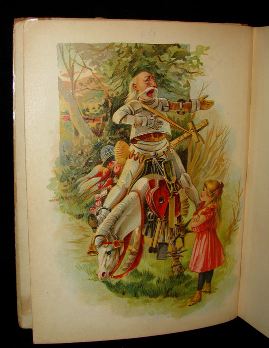 1898 Rare Victorian Book - Through The Looking Glass And What Alice Found There published by Lothrop