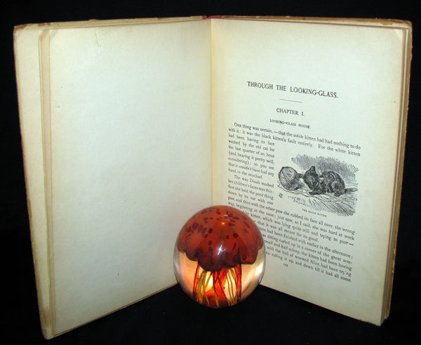1898 Rare Victorian Book - Through The Looking Glass And What Alice Found There published by Lothrop