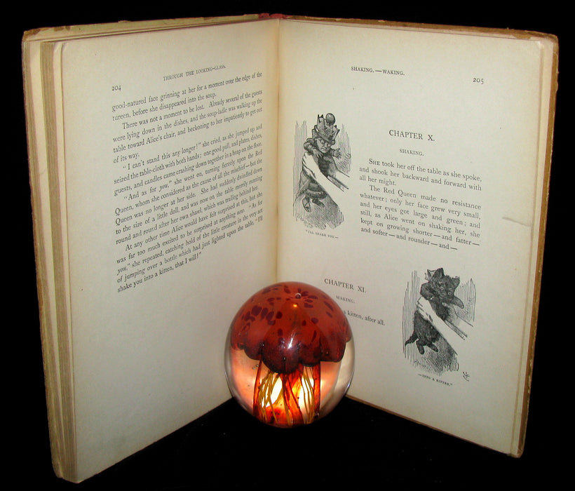 1898 Rare Victorian Book - Through The Looking Glass And What Alice Found There published by Lothrop