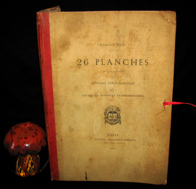1884 Scarce 1st Edition Portfolio - 26 plates for Edgar Allan Poe 's Stories