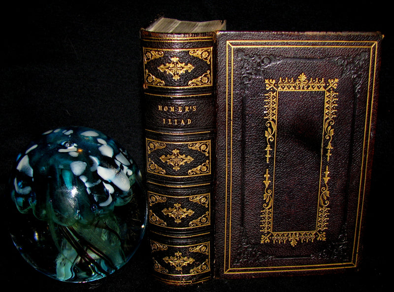 1845 Rare Book - The ILIAD of HOMER Translated by Alexander Pope, Esq.