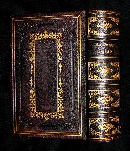 1845 Rare Book - The ILIAD of HOMER Translated by Alexander Pope, Esq.