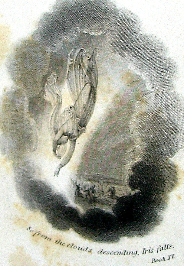 1845 Rare Book - The ILIAD of HOMER Translated by Alexander Pope, Esq.