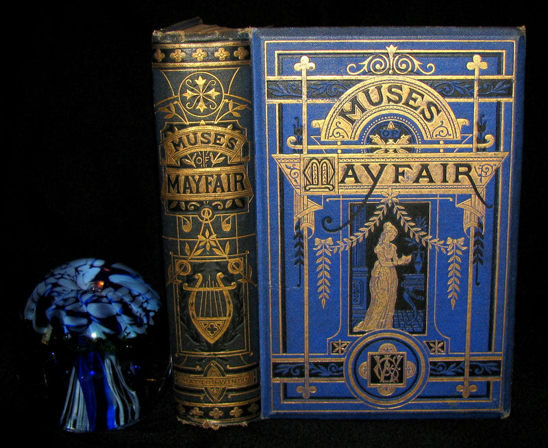 1874 Rare Victorian Book - The Muses of Mayfair From Vers De Societe of the 19th C. 1st edition.