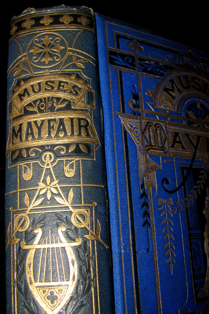 1874 Rare Victorian Book - The Muses of Mayfair From Vers De Societe of the 19th C. 1st edition.