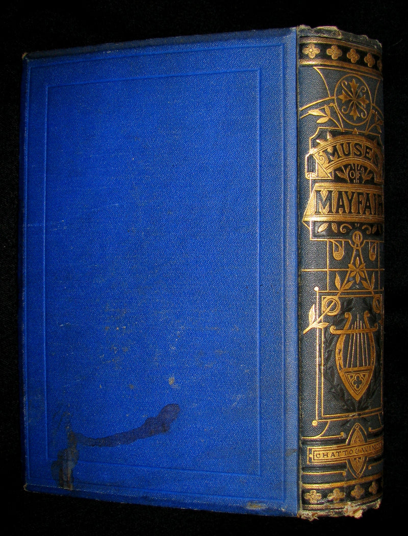 1874 Rare Victorian Book - The Muses of Mayfair From Vers De Societe of the 19th C. 1st edition.
