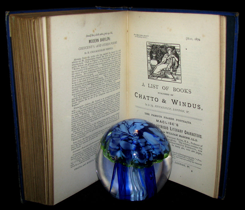 1874 Rare Victorian Book - The Muses of Mayfair From Vers De Societe of the 19th C. 1st edition.