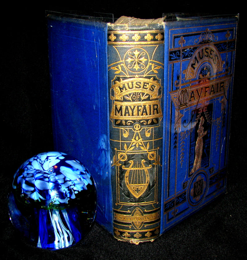 1874 Rare Victorian Book - The Muses of Mayfair From Vers De Societe of the 19th C. 1st edition.