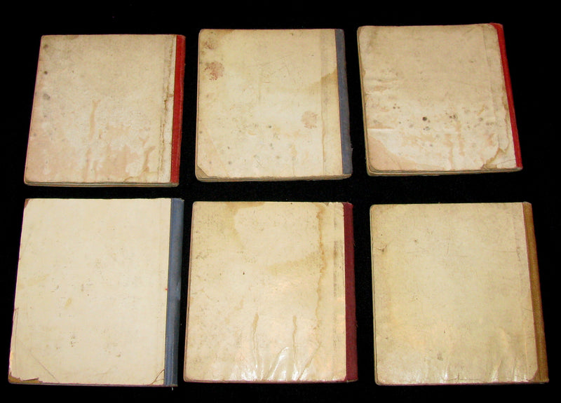 1900's Scarce Victorian Set of Six Ernest Nister Miniature Books For Children