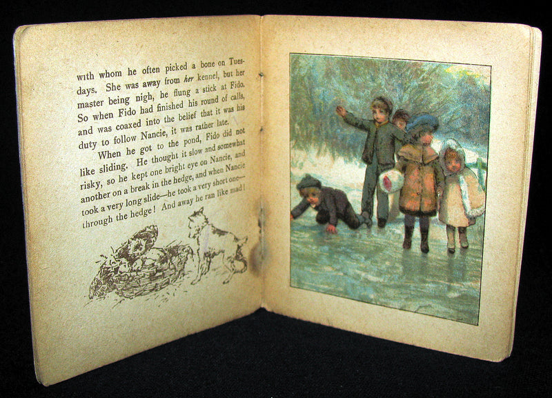 1900's Scarce Victorian Set of Six Ernest Nister Miniature Books For Children