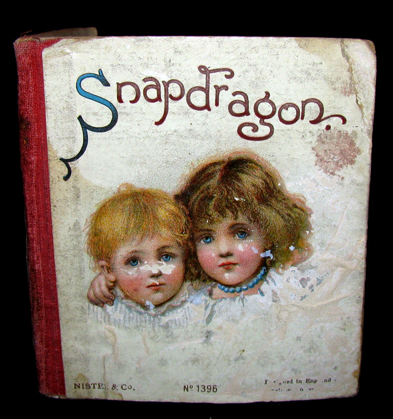 1900's Scarce Victorian Set of Six Ernest Nister Miniature Books For Children