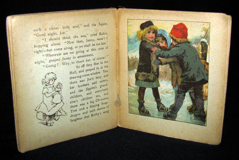 1900's Scarce Victorian Set of Six Ernest Nister Miniature Books For Children