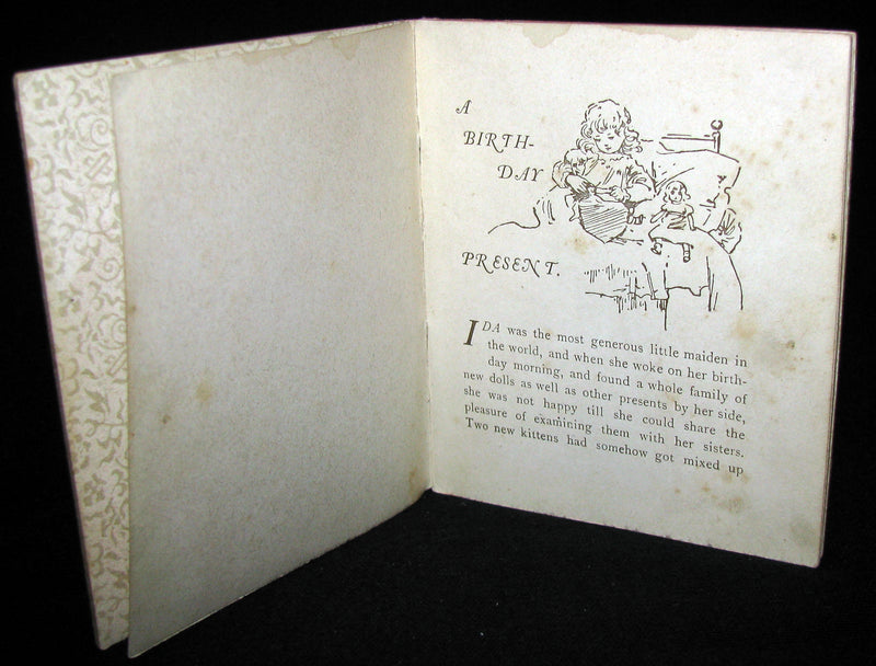 1900's Scarce Victorian Set of Six Ernest Nister Miniature Books For Children