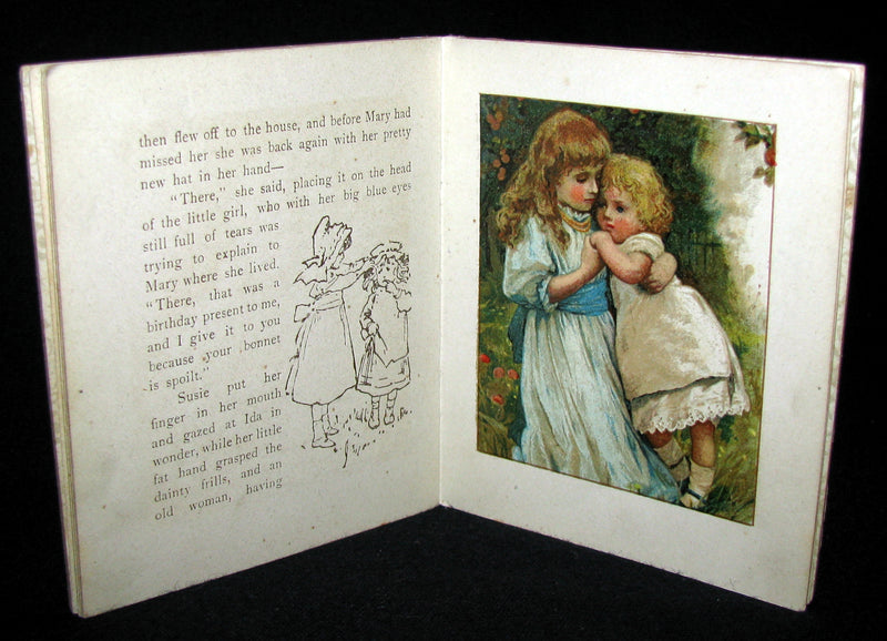 1900's Scarce Victorian Set of Six Ernest Nister Miniature Books For Children