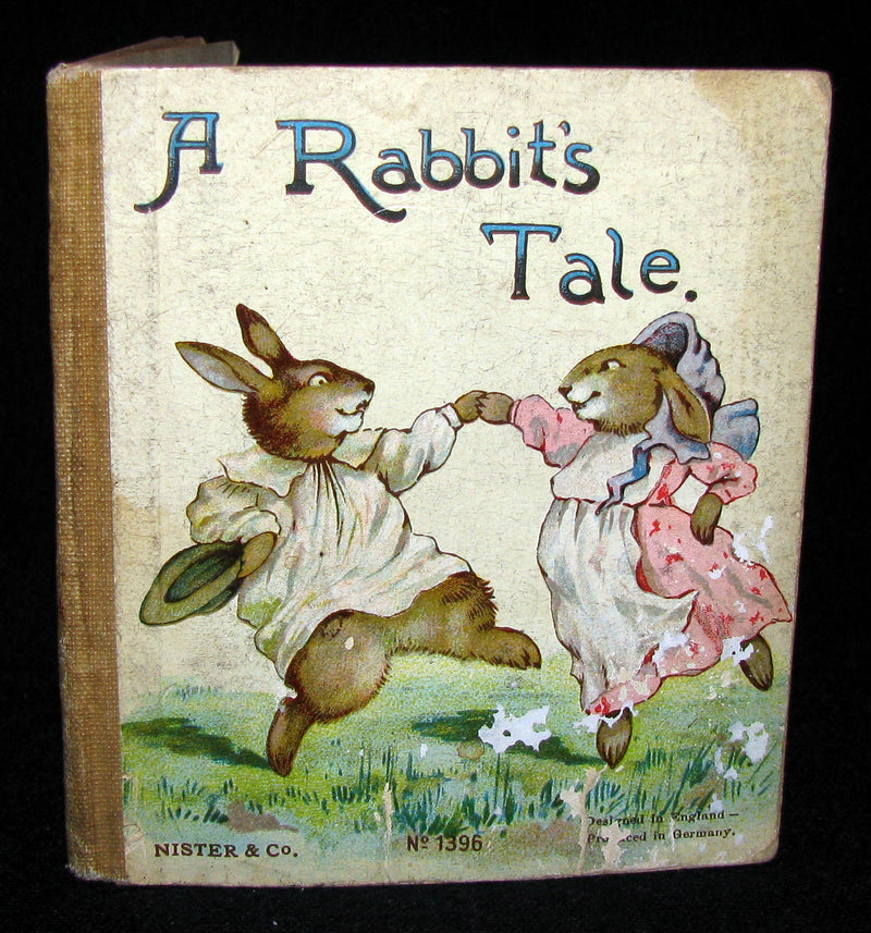 1900's Scarce Victorian Set of Six Ernest Nister Miniature Books For Children