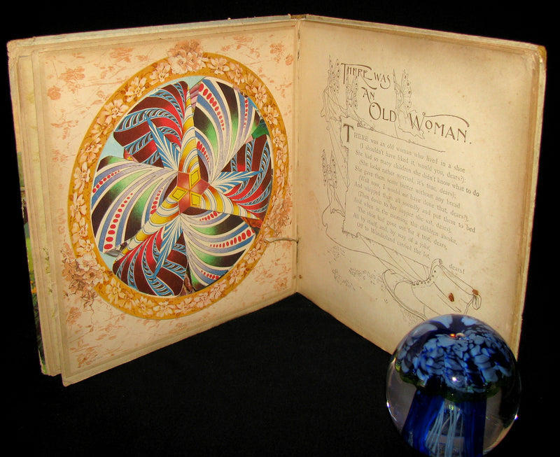 1899 Scarce Ernest Nister Revolving Book - Wonderland Pictures - 6 chromolithographed volvelles