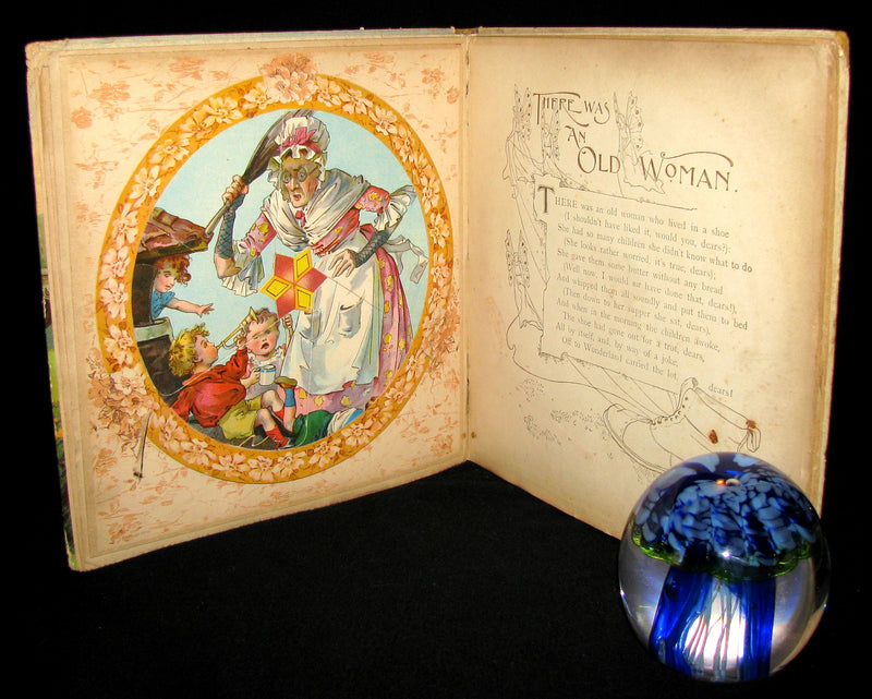 1899 Scarce Ernest Nister Revolving Book - Wonderland Pictures - 6 chromolithographed volvelles