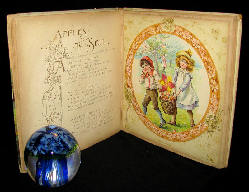 1899 Scarce Ernest Nister Revolving Book - Wonderland Pictures - 6 chromolithographed volvelles