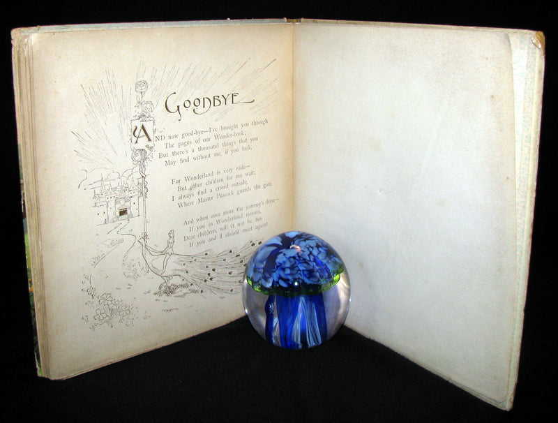 1899 Scarce Ernest Nister Revolving Book - Wonderland Pictures - 6 chromolithographed volvelles