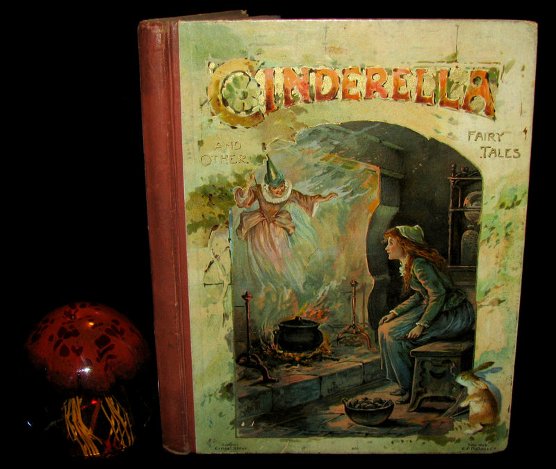 1870 Rare Victorian Book - Cinderella and other nursery tales published by Ernest Nister