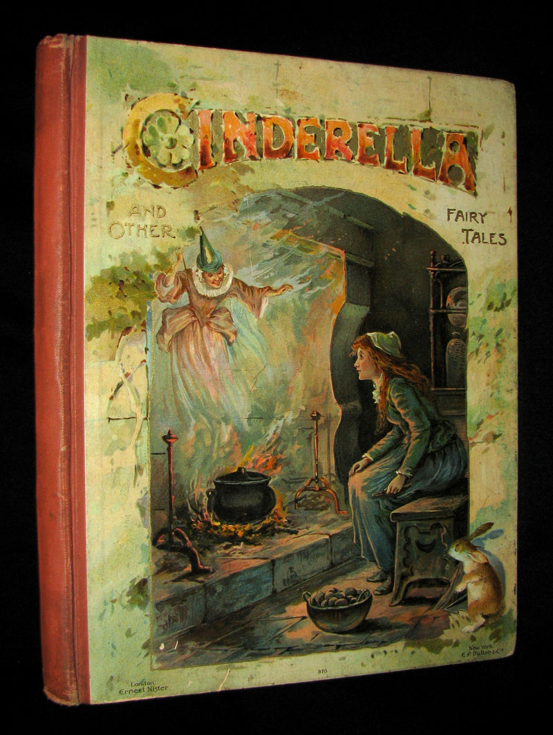1870 Rare Victorian Book - Cinderella and other nursery tales published by Ernest Nister