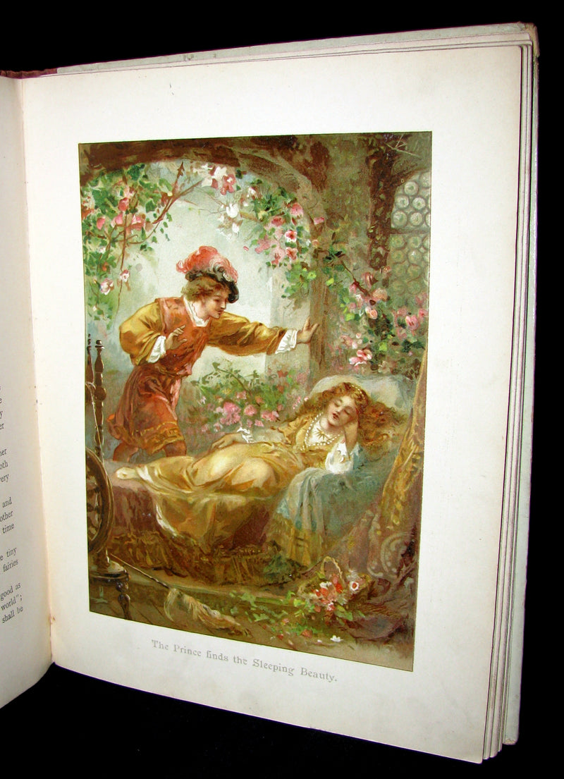 1870 Rare Victorian Book - Cinderella and other nursery tales published by Ernest Nister
