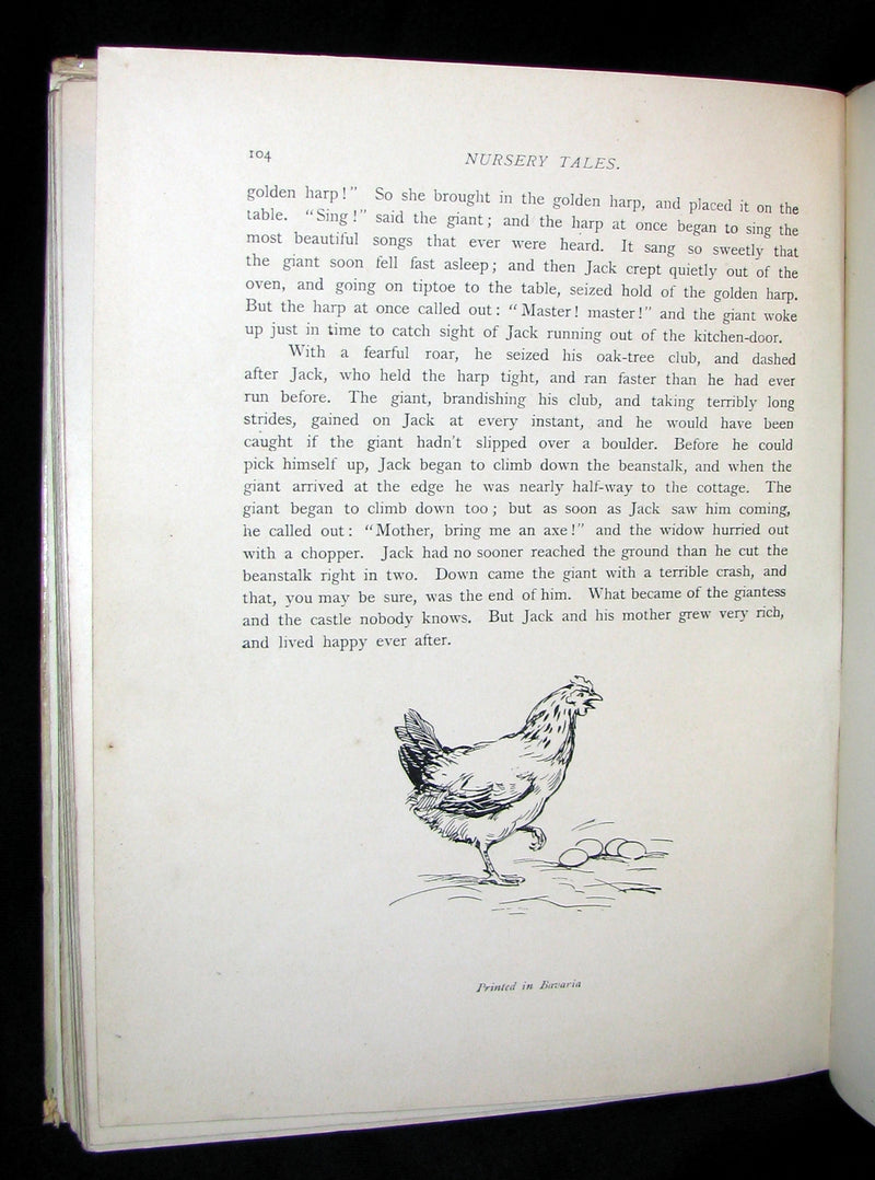 1870 Rare Victorian Book - Cinderella and other nursery tales published by Ernest Nister