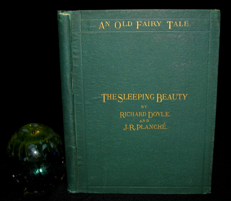 1868 Scarce Victorian Book - An Old Fairy Tale The Sleeping Beauty with illustrations by R. Doyle