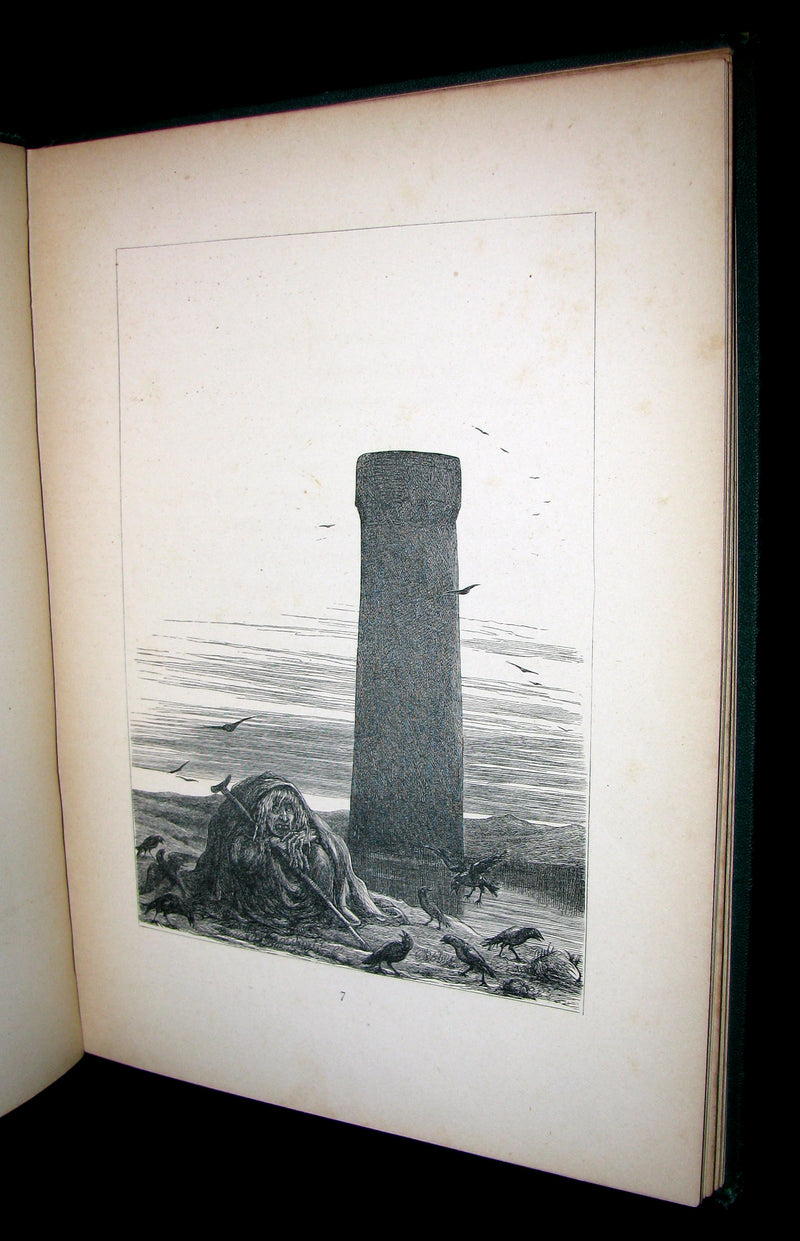 1868 Scarce Victorian Book - An Old Fairy Tale The Sleeping Beauty with illustrations by R. Doyle