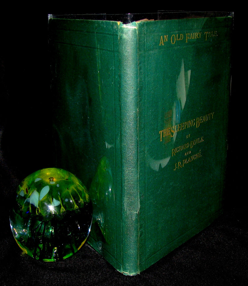 1868 Scarce Victorian Book - An Old Fairy Tale The Sleeping Beauty with illustrations by R. Doyle