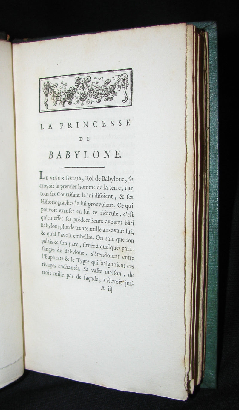 1780 Scarce French Bookset - Romans et Contes by VOLTAIRE from the Collection of comte d'Artois