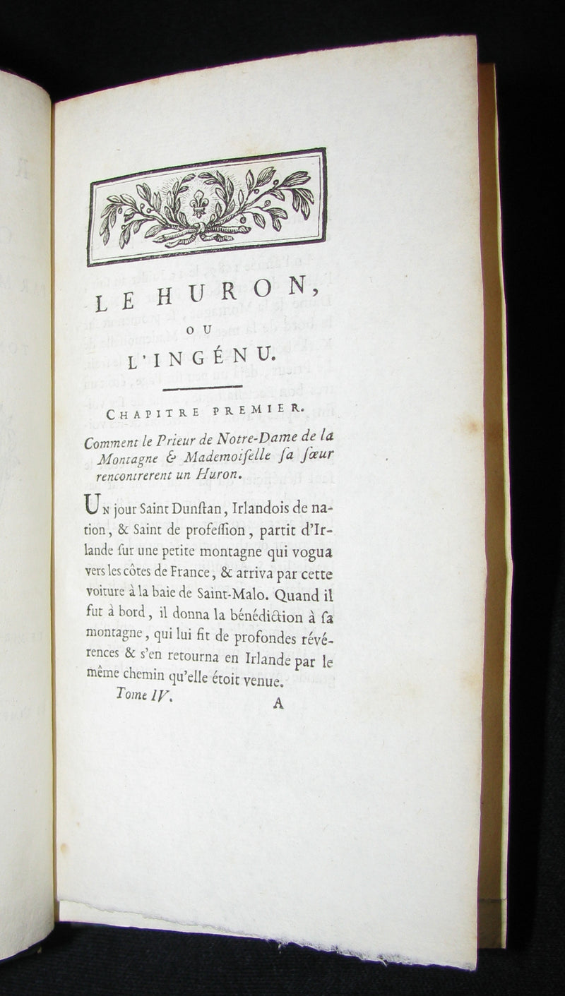 1780 Scarce French Bookset - Romans et Contes by VOLTAIRE from the Collection of comte d'Artois