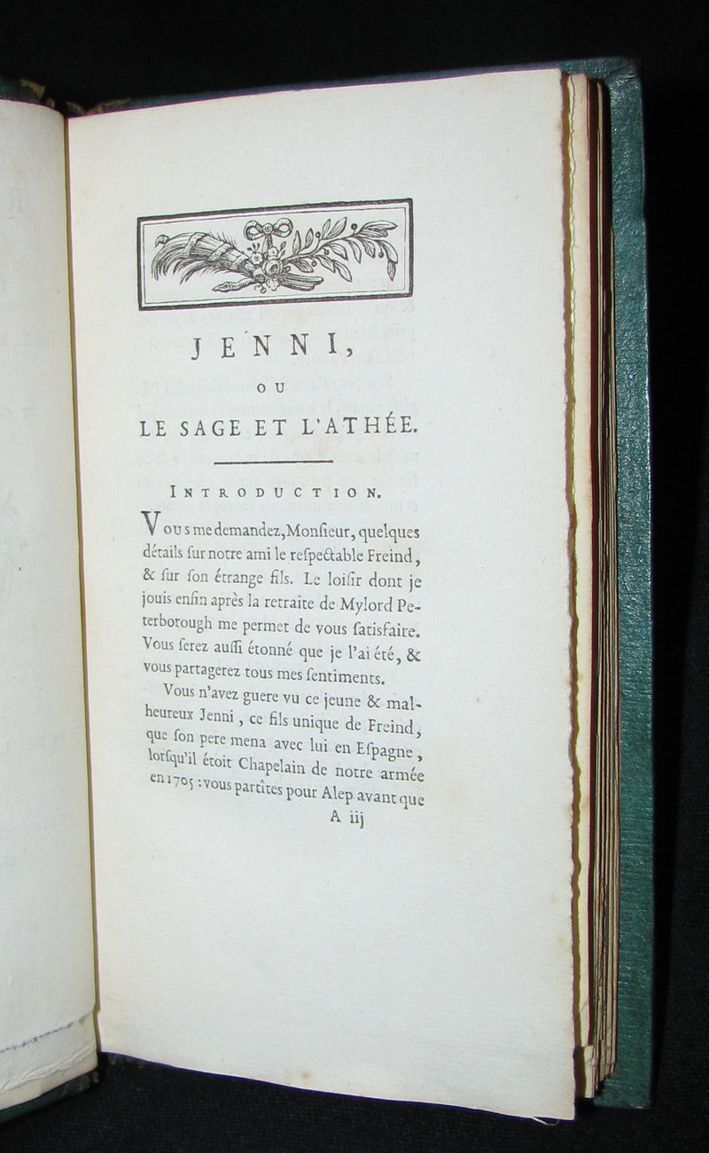 1780 Scarce French Bookset - Romans et Contes by VOLTAIRE from the Collection of comte d'Artois