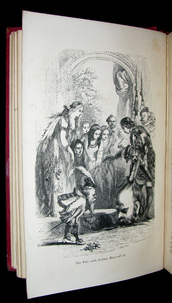 1868 Scarce Victorian Book - Fairy Tales by The Countess d`Aulnoy - Translated by J. R. Planché